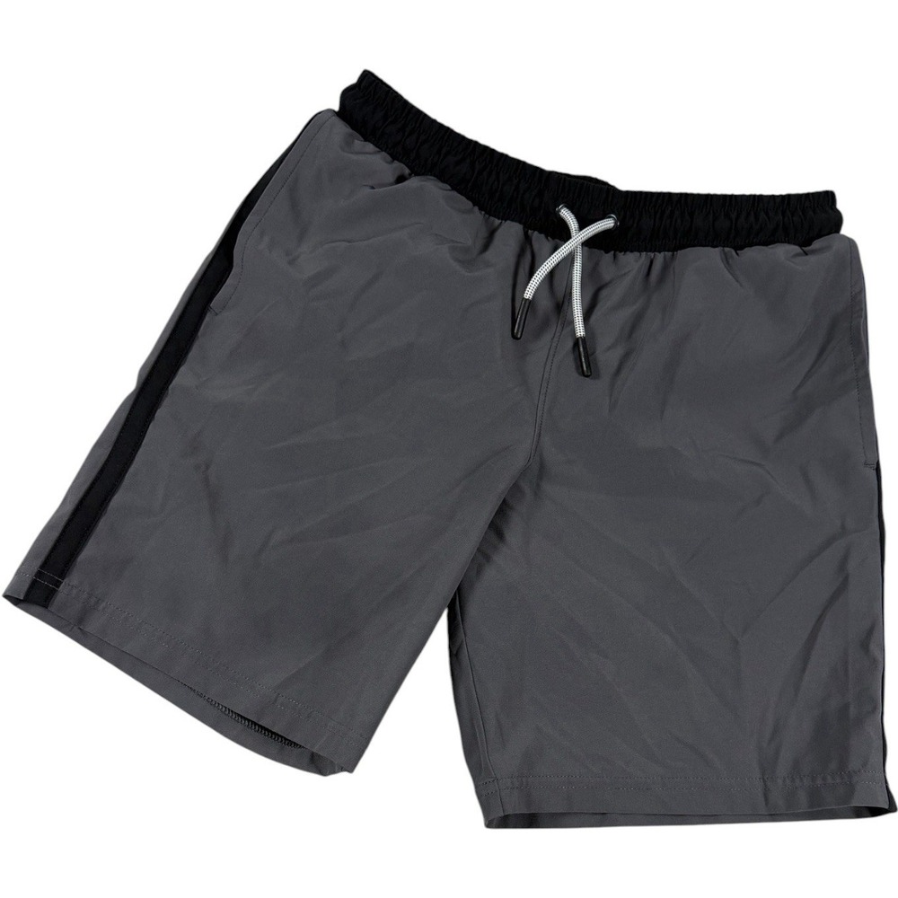 All in Motion Boys Gray Athletic Shorts Size L 10/12 Gym Activewear